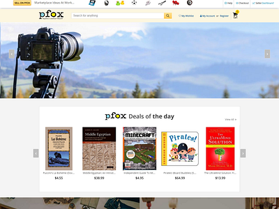 Website Design + Website Development For Pfox Shopping