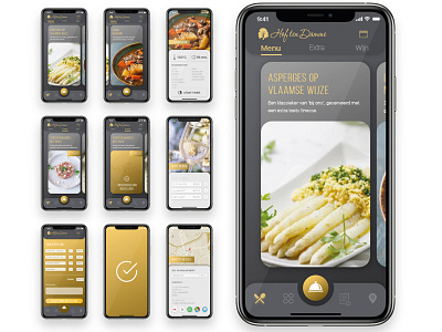 Takeout App Design for Belgian Caterer