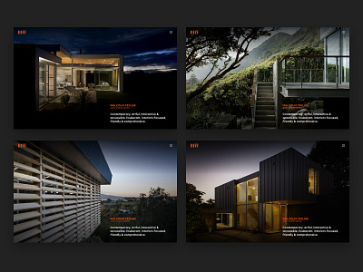 Malcolm Taylor & Associates hero slides architect architecture auckland black dark minimal new zealand responsive web