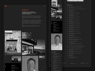 Malcolm Taylor & Associates about page architect architecture auckland black dark grid minimal new zealand responsive web