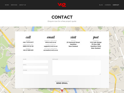 VO2 contact page