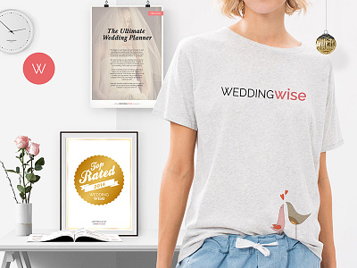 WeddingWise Branding apparel award branding faminine new zealand pink print shirt web wedding