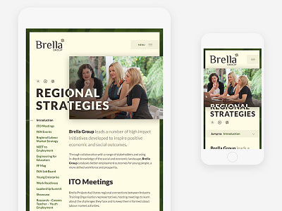 Brella gettin' responsive broken grid green image mobile new zealand overlap responsive type waikato web