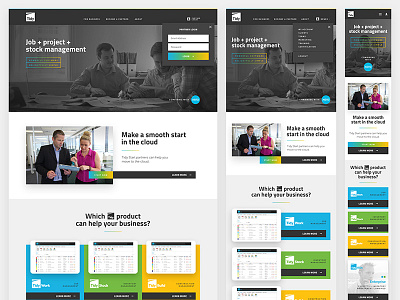 Tidy Responsive Homepage Comparison