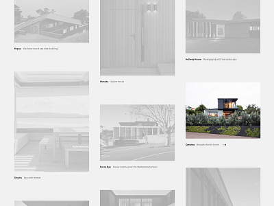 DMA is live! architect architecture auckland grid image layout minimal mobile new zealand portfolio responsive web