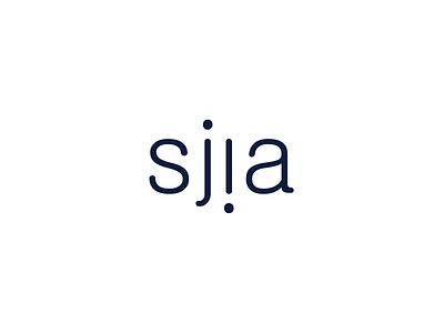 SJIA unused logo concept architect architecture auckland brand branding initials logo minimal monogram new zealand unside down