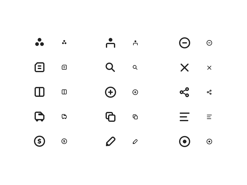 Custom Icon Set I by Benek Lisefski on Dribbble