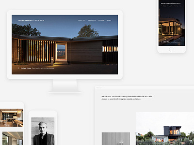 DMA for Best Awards 4 architect architecture auckland award grid minimal mobile new zealand portfolio responsive tablet web