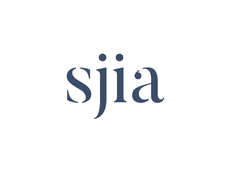 SJIA final branding demo animation animation architect architecture auckland blue brand branding initials logo minimal monogram new zealand