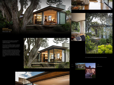 Megan Edwards Architects project detail I architect architecture auckland black broken grid contemporary grid minimal new zealand portfolio responsive