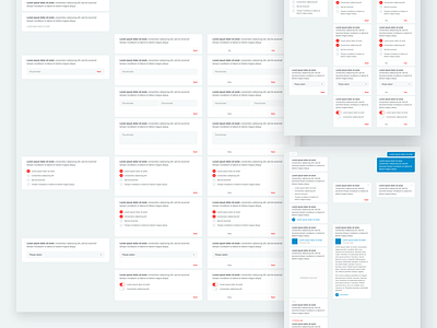 Zepper Feed Post/Dialogue Types ai chat conversational design system feed interface new zealand pattern library styleguide ui web web app