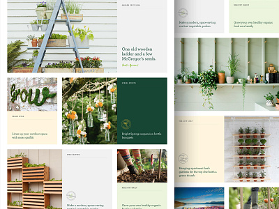 McGregor's garden idea flow article blog garden green grid inspiration layout new zealand plants responsive retail web