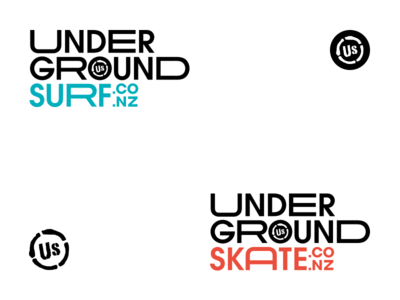 Underground Rejected Rebrand auckland brand branding fashion logo monogram new zealand shop skate store surf wordmark