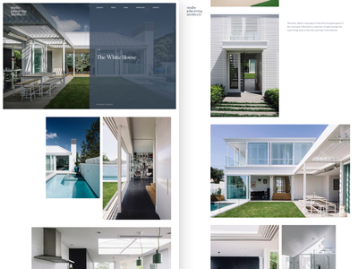 sjia portfolio project 2 architect architecture auckland broken grid gallery image minimal new zealand portfolio responsive web