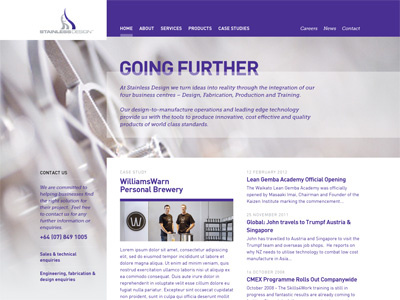 Stainless Design homepage background din image photo purple transparency type web white