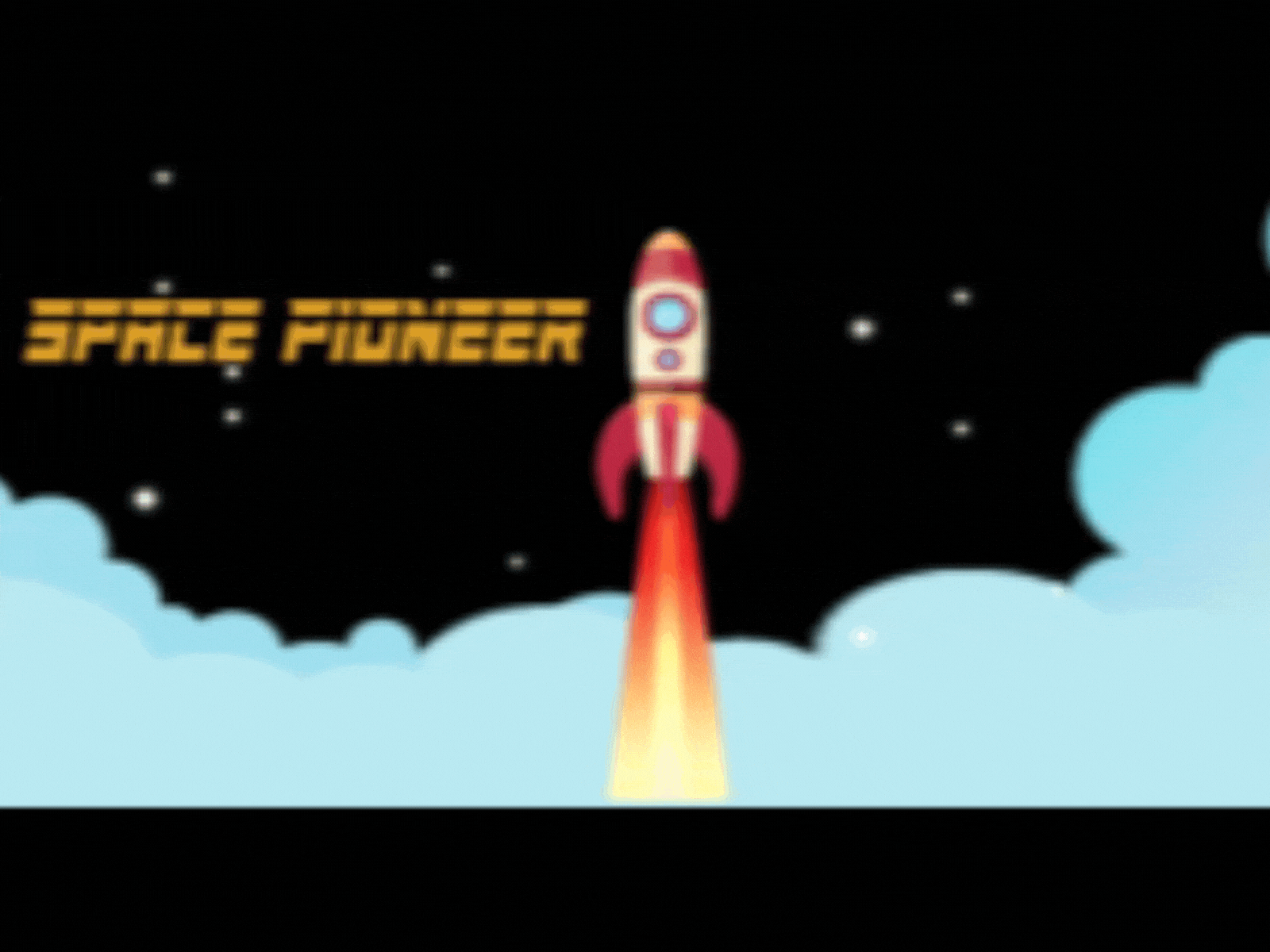 Space pioneer after effect after effects animated animation digital illustration