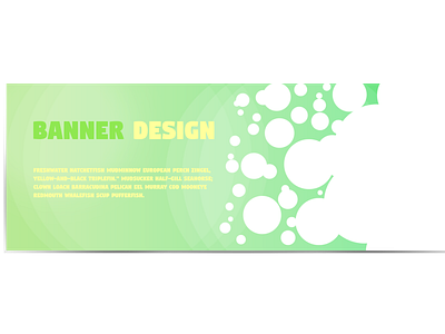 Banner design (Green) banner design photoshop poster