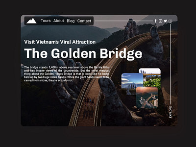 The golden bridge design figma ui ux