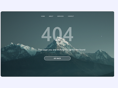 Experiment: 404 Error Page