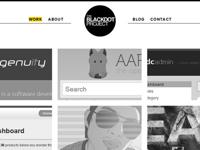 Theblackdotproject Shot2 black black and white minimal portfolio web white