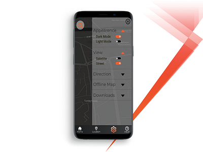 Settings Design DailyUI007 dailyui dailyui 007 design map settings settings menu