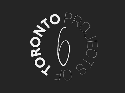 Pojects Of Toronto vol.2 brand identity branding clothing clothing brand collective design illustration logo name sticker typography