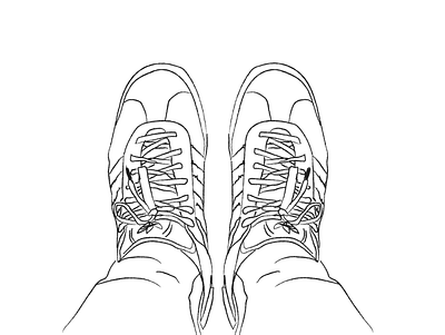 Adidas Gazelle adidas adidas originals brand design illustration outline shoe sticker