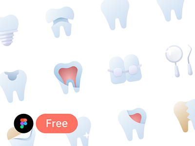 Soft dental icons