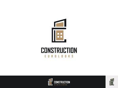 Construction Eurolooks architectural branding ce logo construction logo eurolook initial logo logo logo designer logo identity