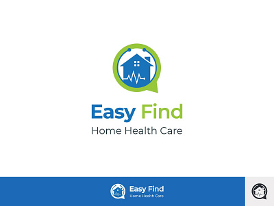 Home Health Care branding design logo graphic design health care hos[pital logo logo logo house logo project