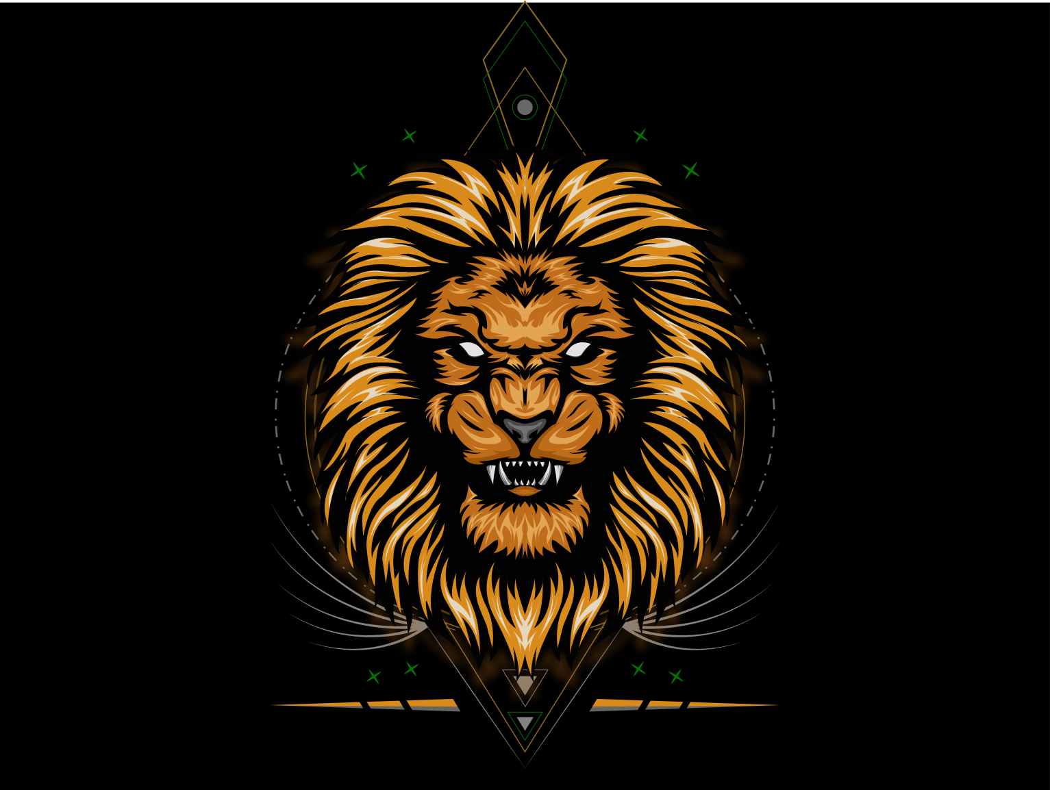 Vector Color Lion Illustration Vector by AGORA on Dribbble