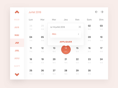 Modern calendar calendar calendar design