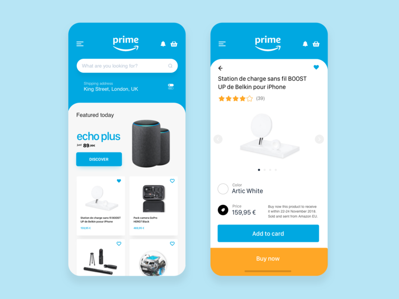 Prime Reloaded amazon app prime re design redesign ui