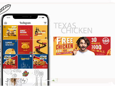 texas Chicken design icon ui