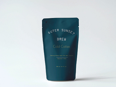 Coffee_packaging. design typography vector