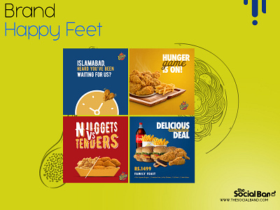Happy_Feet_SocialPost. branding design illustration