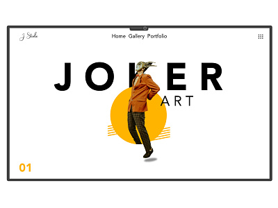 Joker Design _Ui Interface design minimal ui web