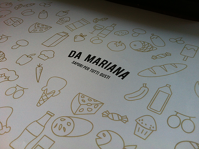 Da Mariana grocieres bag design and logo design logo packaging print