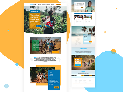 Non-profit - Landing page concept