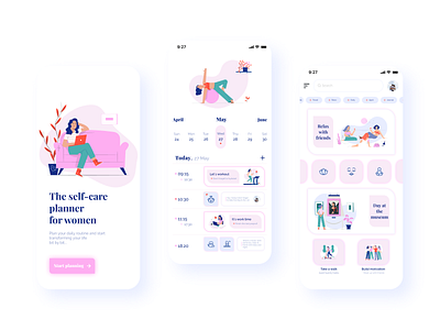 Self-care planner for women 👱🏻‍♀️✨