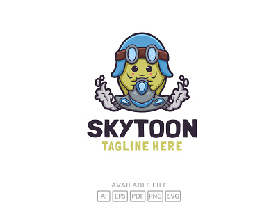 Cartoon logo aliens and flying motorbikes design illustration aliens branding cartoon character cute design flying illustration logo mascot motorbikes ufo