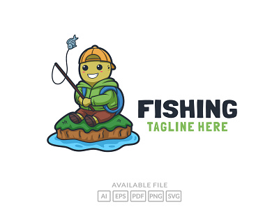 cartoon cute turtle fishing logo mascot design illustration animal branding cartoon character cute design fishing illustration logo mascot turtle