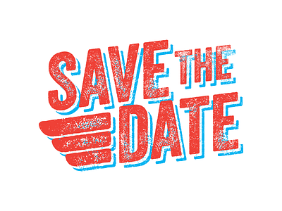 Save the Date grunge save the date typography