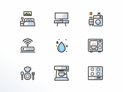 hotel icon design icon icon design illustration design illustrations ui ui design vector