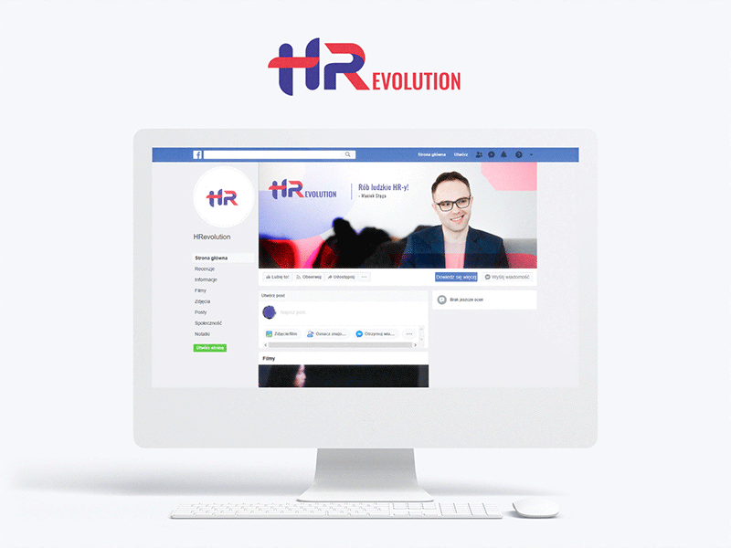 hrevolution logo & banners | 2020 banners brand identity branding branding design design facebook hr linkedin logo logo design logotype ui vector