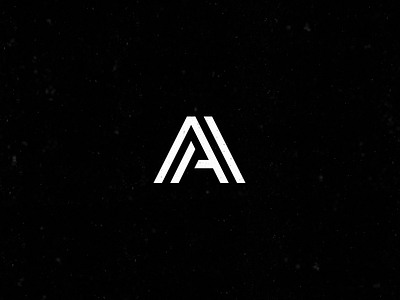AA Monogram aa brand grid illustrator logo monogram vector