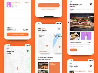 Keepeat - Food app adobe xd app application food interface ios iphone ui uidesign ux