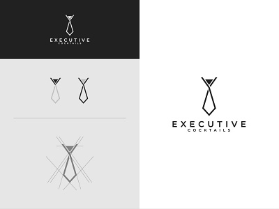 Minimalist Logo Design for Executive Cocktails brand identity branding business design logo logotype minimal minimalist minimalistic vector