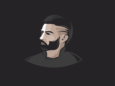 Hairstyle beard bearded branding character character design design flat haircut hairstyle icon illustration logo mascot mascot character mascot logo vector