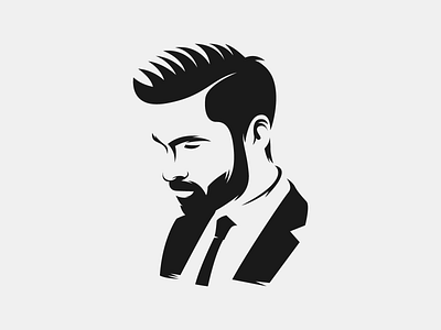 Businessman abstract design beard bearded branding character character design clean design elegant esports illustration logo logo designer luxurious mark mascot mascot character mascot logo minimal professional sophisticated